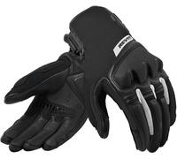 Revit Duty Guanti moto donna, Bianco/nero, Taglia XL