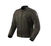 Revit Eclipse 2 - Giacca tessile da moto, Nero/Oliva, XXXL