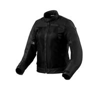 REV'IT! Revit Eclipse 2 Giacca Tessile Moto da Donna, Nero, 40