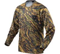 Revit Emulsion Maglia da motocross, nero-marrone, taglia 3XL per maschi