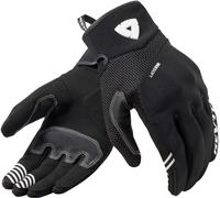 Revit Endo Guanti da moto da donna, Bianco/nero, Taglia M