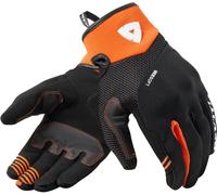 Revit Endo Guanti da moto, nero/arancione, Taglia M