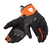 Revit Endo Guanti da moto, nero/arancione, XL
