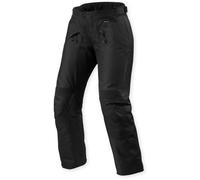 Revit Factor 5 H2O impermeabile Ladies Moto Tessile Pantaloni, nero, taglia 42 per donne