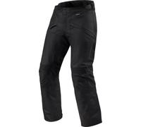Revit Factor 5 H2O impermeabile Moto Tessile Pantaloni, nero, taglia S per maschi