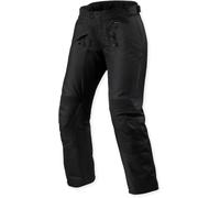 Revit Factor 5 H2O impermeabile Ladies Moto Tessile Pantaloni, nero, taglia 36 per donne