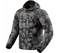 Revit Flare 3 H2O impermeabile Giacca tessile moto, grigio, taglia M per maschi