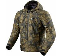 Revit Flare 3 H2O, giacca tessile impermeabile S male Verde Scuro