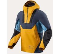 Revit Smock Blackwater 3 H2O giacca a vento impermeabile per moto, giallo/blu, Taglia M