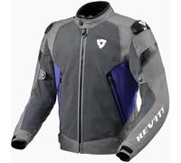 Revit Control Air H2O impermeabile Moto Tessile Giacca, grigio-blu, taglia 2XL per maschi