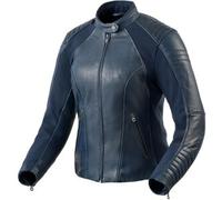 Revit Coral Giacca da donna in pelle per moto, blu, taglia 34 per donne