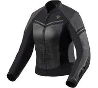 Rev'it Giacca Donna In Pelle Revit Median Ladies Nero Antracite DONNA 40