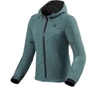 Revit Afterburn H2O Giacca tessile moto da donna, verde, taglia 42 per donne