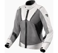 Revit Airwave 4 Giacca tessile moto da donna, nero-grigio-argento, taglia 36 per donne