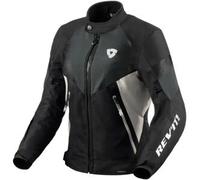Rev'it Giacca Donna In Tessuto Revit Control H2O Ladies Nero Argento DONNA 36