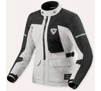 Giacca da moto da donna Revit Convergent H2O argento-nero 40
