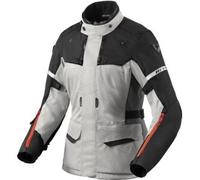 Revit Outback 4 H2O Giacca tessile moto da donna, nero-argento, taglia 44 per donne