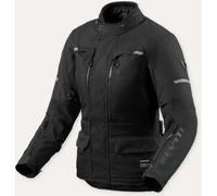 Revit Outback 5 H2O Giacca tessile impermeabile per motociclette, nero, taglia 46 per donne