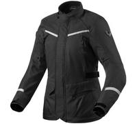 Revit Voltiac 3 H2O Giacca tessile moto da donna, nero-argento, taglia 44 per donne