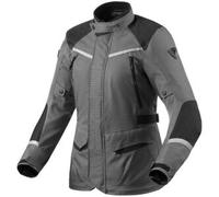 Revit Voltiac 3 H2O Giacca tessile moto da donna, nero-grigio, taglia 38 per donne