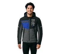 Revit Haste H2O impermeabile Giacca tessile moto, nero/blu, Taglia M
