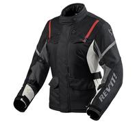 Rev'it Giacca Donna In Tessuto Revit Horizon 3 Ladies H2O Nero Rosso DONNA 40