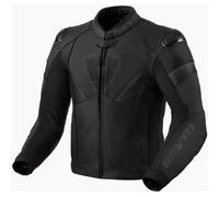 Rev'it Giacca in Pelle Revit Argon 2 Nero Antracite UOMO 54