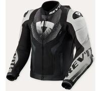 Revit Hyperspeed 3 Pro, giacca in pelle/tessuto 52 male Nero/Bianco