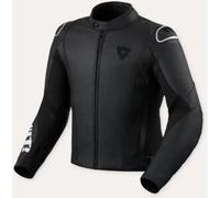Rev'it Giacca In Pelle Revit Quadratic Nero Bianco UOMO 50