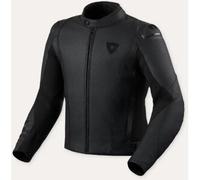 REV'IT! Quadratic Giacca combinata in pelle unisex nero, taglia 50