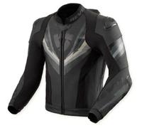 Rev'it Giacca In Pelle Revit Quantum 3 Pro Nero Antracite UOMO 52