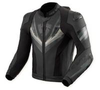 Rev'it Giacca In Pelle Revit Quantum 3 Pro Nero Antracite UOMO 56