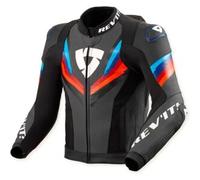 Giacca da moto Revit Quantum 3 Pro nero-blu 56