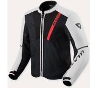 Giacca da moto Revit GT-R 4 Air nera-bianca L