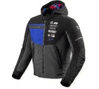 Revit Haste H2O impermeabile Giacca tessile moto, nero-blu, taglia 3XL per maschi