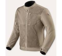 Revit Highcrest H2O Giacca tessile da motocicletta impermeabile, beige, taglia 2XL per maschi