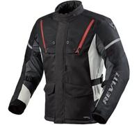 Revit Horizon 3 H2O Giacca tessile moto, nero-rosso, taglia L per maschi