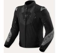 Revit Hyperspeed 3 H2O Giacca tessile da motocicletta impermeabile, nero/grigio, Taglia M