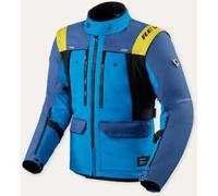 Revit Offtrack 3 H2O Giacca tessile da motocicletta impermeabile, blu/blu, Taglia XL