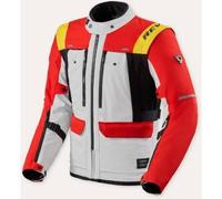 Giacca da moto Revit Offtrack 3 H2O rosso-bianco 3XL