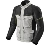 Revit Outback 3 Giacca moto in tessuto, grigio-verde, taglia S per maschi