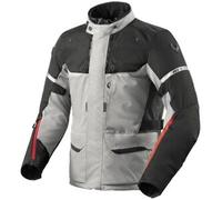 Revit Outback 4 H2O, giacca tessile impermeabile S male Grigio Chiaro/Nero
