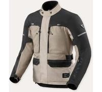 Revit Outback 5 H2O Giacca tessile da motocicletta impermeabile, Sabbia/Nero, Taglia M