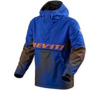 Revit Photon impermeabile Giacca tessile moto, blu-arancione, taglia XL per maschi