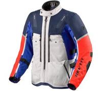 Rev'it Giacca In Tessuto Revit Sand 5 H2O Argento Blu Rosso L