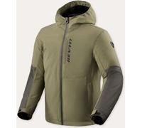 Revit Traffic 2 H2O impermeabile Giacca tessile moto, grigio-verde-marrone per maschi