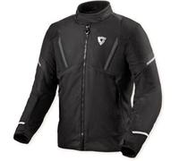 Revit Undulate H2O impermeabile Giacca tessile moto, Bianco/nero, Taglia L