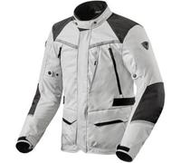 Revit Voltiac 3 H2O Giacca tessile moto, nero-grigio, taglia XL per maschi