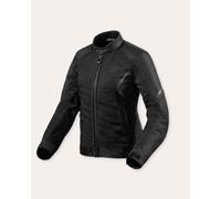REVIT Giacca moto donna Torque 2 H2O Ladies ventilata impermeabile tessuto Nero