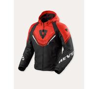 REVIT Giacca moto tessuto impermeabile Quantum 3 H2O Nero Rosso
